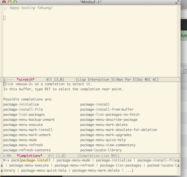 Emacs Editor