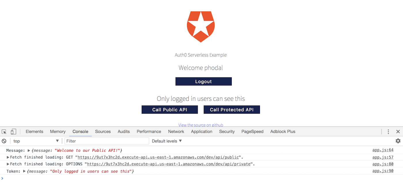 Auth0 测试登录